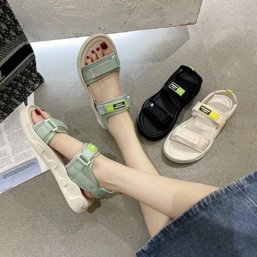 Fashion Ins Student Flat Sports Sandals Cross-Border Hot Sale Outdoor Leisure Ladies Eva Beach Sandals