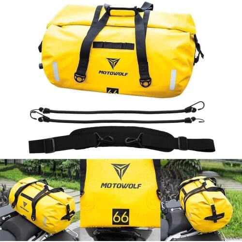 New High Capacity Motorcycle Rider Waterproof Motorcycle Tail Bag Multi-functional Durable Rear Motorcycle Seat Bag