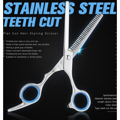 6 Inch Stainless Steel Hair Scissors Hair Beauty Salon Cutting Tool Barber Shop Hairdressing Scissors Styling Tools Set With Bag