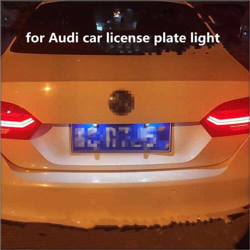 Factory direct sales for Volkswagen Sagitar Audi A3 A4 A5 A6 Q3 Q5 Q5L rear license plate lamp LED license plate lighting