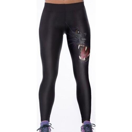 Plus Size Fashion Skinny High Waist Leggings 3D Printed Women Sportswear Pencil Pants For Women Fitness Leggings Size S-XXXXL