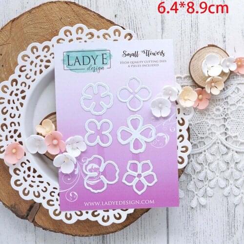 Six round petal New Dies 2021 Metal Christmas Dies DIY Dies photo album cutting dies Scg new die for cutting rapbook label die
