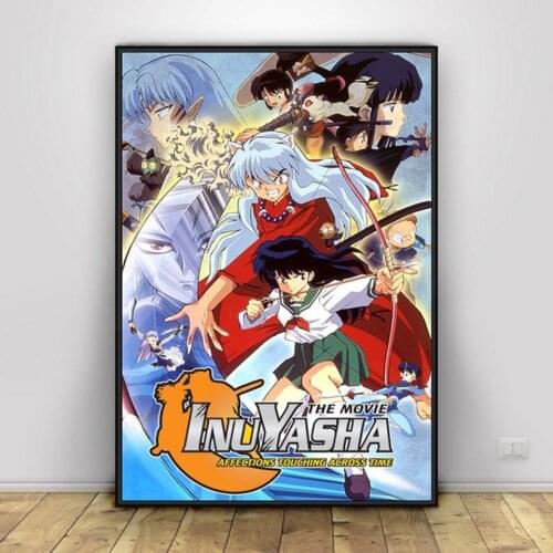 Nordic Prints Painting Wall Art Japan Anime Inuyasha Posters For Modern Home Decor Canvas Living Room Modular Pictures Framed