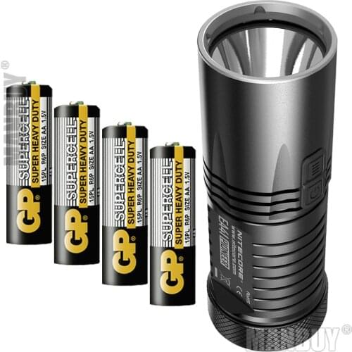 20%OFF! NITECORE EA41 EA41W 4*AA battery 1020 Lumen XML2 U2 LED Flashlight Camping Outdoor Hiking Rescue Portable Tactical Torch