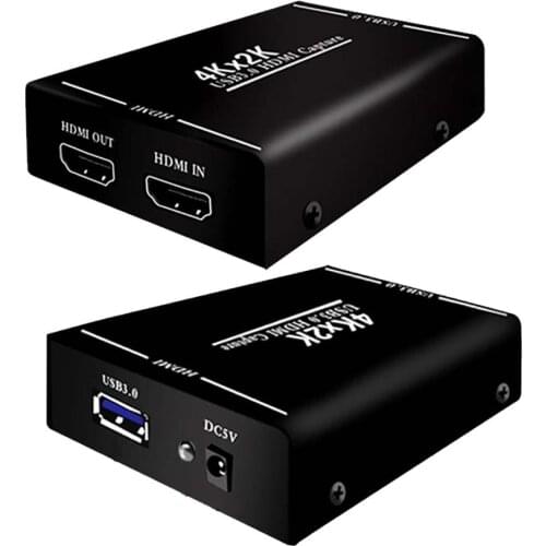 Video Capture Card Device 4K 2K HDMI to USB 3.0 1080P Dongle HDMI Capture HD for PC PS4 Wii Switch Game Capturing Live Streaming