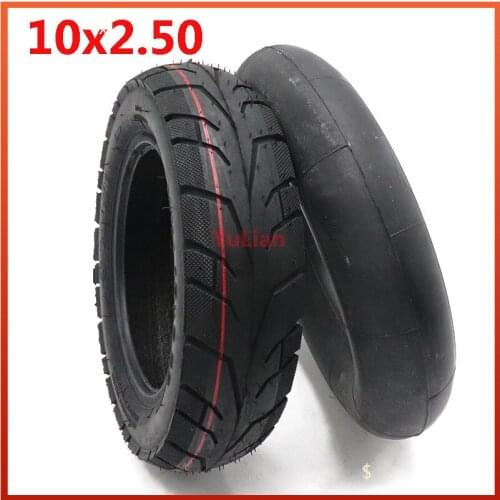 High Performance 10x2.50 Inner Outer Tire 10 Inch Thickening Tyre for Electric Scooter Balance Drive Bicycle Parts