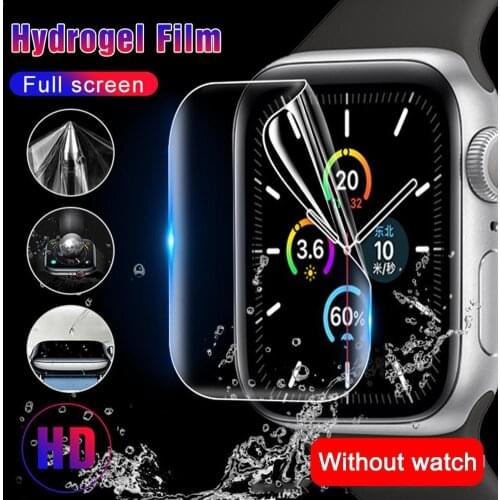 Screen Protector Clear Full Protective Film For iWatch Not 40MM 3 For Apple 6 2 44MM SE 42MM 1 Glass Watch 38MM Tempered O3S1