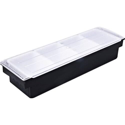 1pc Condiment Server Caddy Holder Dispenser, Container Cooler Bar 4 Trays