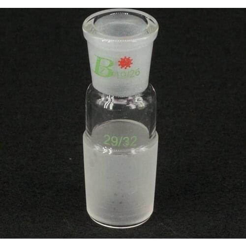 19/26 Female to 29/32 Male Joint Lab Glass Enlarging Transfer Adapter Glassware