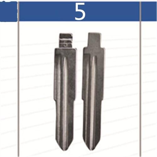 2 Pcs Uncut Replacement Car key blade for CHANGANZHIXING CHANAN STAR BENGBENG Key No.5 Car Key Blade