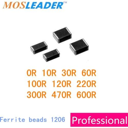 Chip ferrite bead 1206 4000pcs 0R 10R 30R 60R 100R 120R 220R 300R 470R 600R Ferrite beads Datasheet inside High quality