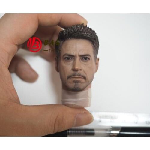 1/6 Action Figures Model HT MMS537 Endgame Tony Stark Full Set (Team Suit) Head