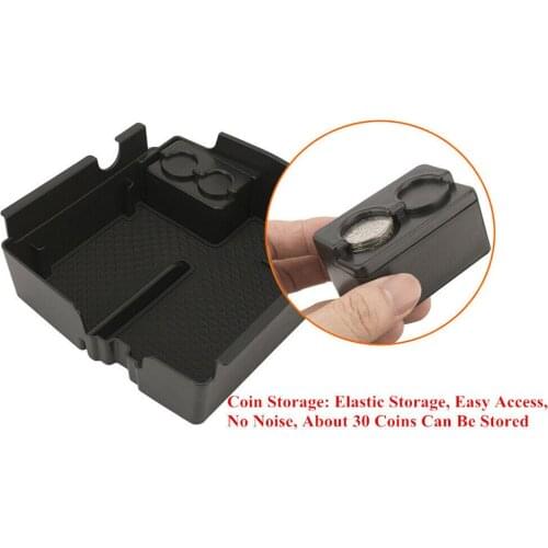 For Jeep Wrangler JL Gladiator JT 2018-2022 Car Central Armrest Storage Box Organizer Center Console ABS Organizer Containers