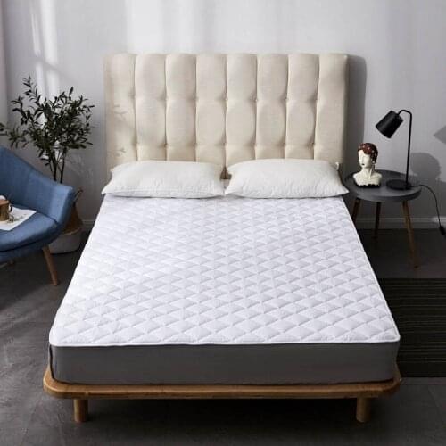 Mattress Pad Cover Protective Fitted Sheet Mattress Cover Stretch up for Home Hotel 899
