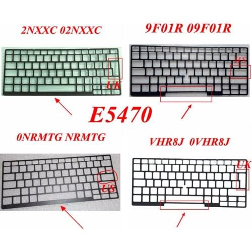 GZEELE NEW Keyboard Frame Cover FOR Dell Latitude E5470 Laptop Keyboard Surround Trim Bezel US UK 2NXXC NRMTG VHR8J 9F01R CASE