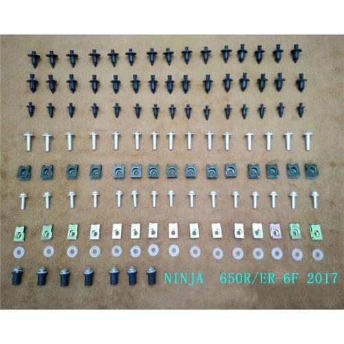 Fairing Bodywork Kit Bolts Screws For Fit For Kawasaki NINJA 650R/ER-6F 2017