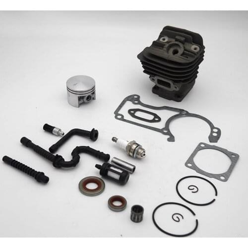 44.7mm Cylinder Piston Oil Seal Fuel Hose Filter Gaskets Kit Fit For Stihl 026 026PRO MS260 Garden Chainsaw Top End Parts