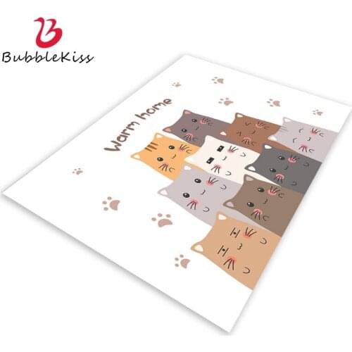 Bubble Kiss Cartoon Carpet Light Luxury Style Home Rugs Cute Living Room Coffee Tables ​Decoration Foot Pad Plush Anti Slip Mat