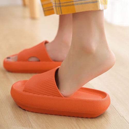 Thick Platform Slippers Women Indoor Bathroom Slipper Soft EVA Anti-slip Lovers Home Floor Slides Ladies Summer Shoes SH426