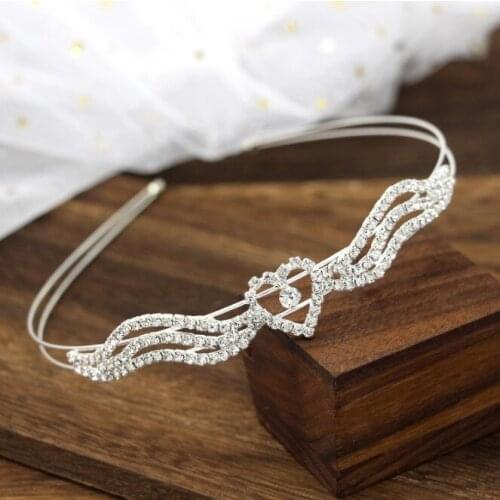 Wedding Hair Accessories Decor Heart Hairbands Bridal Accessories Headband Wedding Party Headpiece Tiara Headdress For Bride