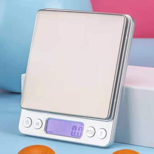 New Digital Kitchen Scale LCD Display 1g Precise Stainless Steel Food Scale For Cooking Baking weighing Scales Electronic