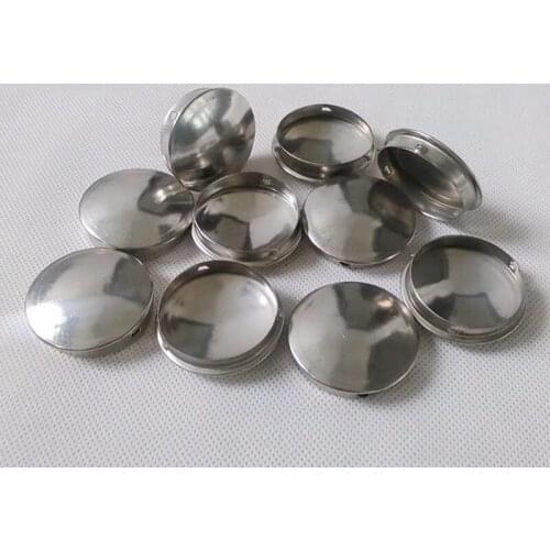 36.5MM external diameter Stainless steel Round pipe plugs stoppers Tube Pipe cap cover 20pcs