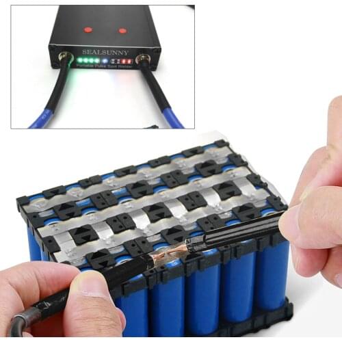 4 Gears 5300mAh Portable Pulse Spot Welder with Mobile Welding Pen Rechargeable Mini Spot Welding Machine Lithium Battery Welder