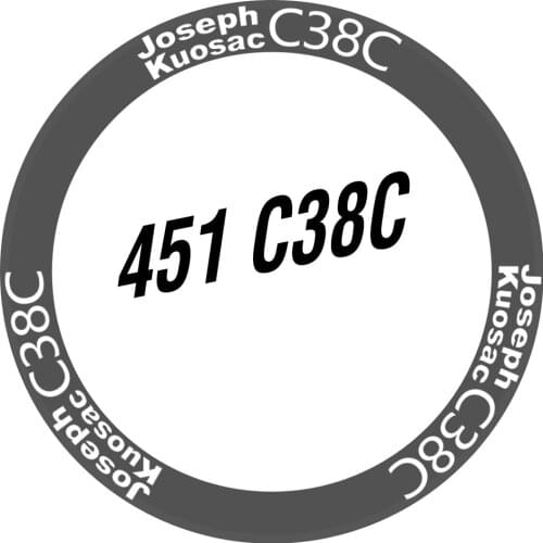 406/451 Wheels Stickers Vinyl PVC Hollowed-out Sticker BMX Folding Bicycle Cycling Decals Customize Size for Joseph Kuosac