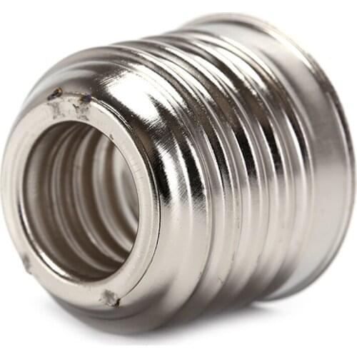 5pc Silver Color Lamp Holder Converter Socket Light Bulb Lamp Holder Adapter