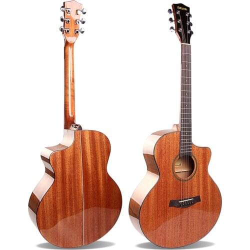 41 Inch Folk Guitar 6 String Mahogany Guitar High Quality Acoustic Guitar Concert Musical Instrument Gift AGT261