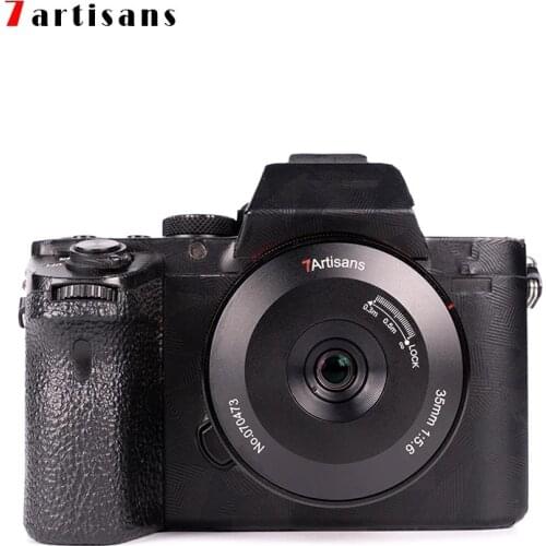 7Artisan 35mm F5.6 Macro DSLR Camera Lens Full Frame For Leica M Black Color Professional DSLR Photo Studio Kit