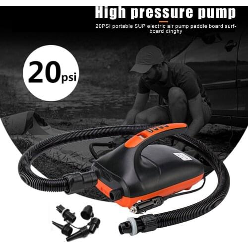 SUP Car Electric Air Pump Intelligent High Speed Inflatable Pump Small Size Outdoor Tool for Intake and Pump Cooling System
