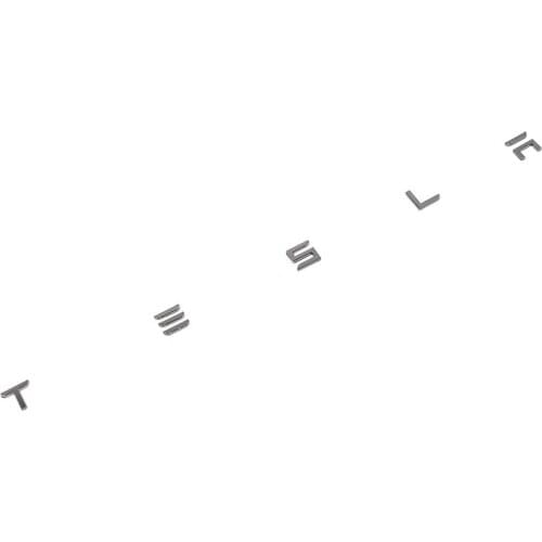 Trunk Letter Sticker for Tesla Model Y Model 3 Model S Model X Logo Letters Tail Letter Label Car Accessories Decor Emblem 2020