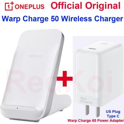 OnePlus Warp Charge 50 Wireless Charger Warp Charge 65W Power Adapter Type C to C For OnePlus 9 Pro 8T EPP 15W BPP 5W C302A
