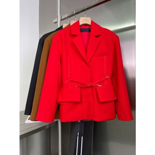 Blazer Women 2021 Office Ladies Female Blazer for Women Solid Color Coat Autumn Long Sleeve Women Blazers and Jackets Femme New