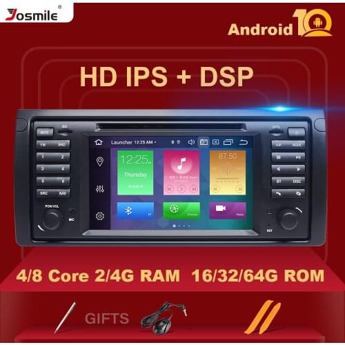 DSP Android 10.0 Car DVD Multimedia For BMW X5 E53 BMW E39 Navigation RDS Wifi IPS Radio Qcta Core Audio GPS Carplay 4G RAM RDS