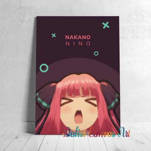 Canvas Nakano Nino Anime Pictures Home Decoration Manga Paintings Poster HD Prints Wall Art Modular Living Room Framed