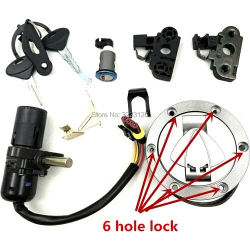 Motorcycle Ignition Switch Lock Sets Seat Power Door Locks Tank Cap Lock Applies For Benelli BN600 TNT600 Stels 600 Keeway RK6