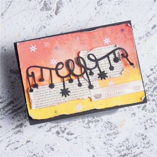 YaMinSanNiO Celabrate Ribbon Border 2020 Metal Cutting Dies For DIY Scrapbooking And Card Making Decorative Embossing Craft New