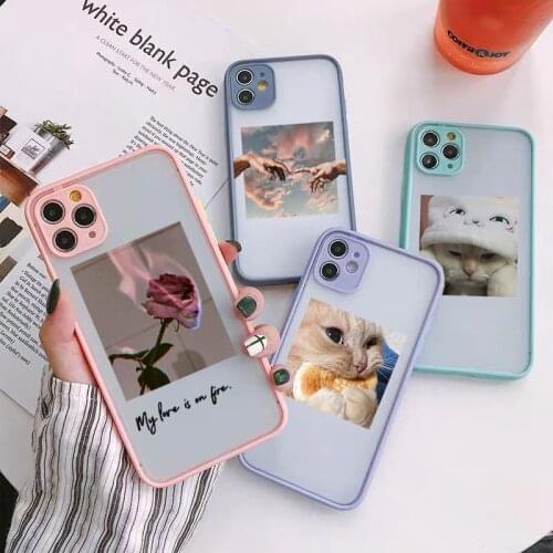 Phone Case for IPhone 11 Pro Max TPU Soft for IPhone XS XR 7 8 Plus 6S SE 2020 12 Mini Naughty Cat Back Cover Coque Cute Fundas