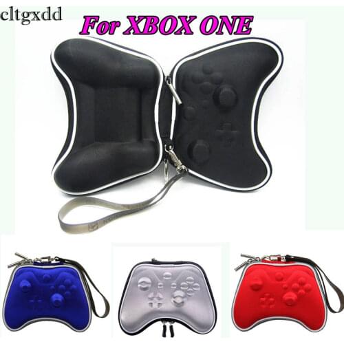 Cltgxdd Nylon Protective Air Foam Hard Pouch Case for Xbox One Controller Game Lightweight Easy Carry Bag Case Cover