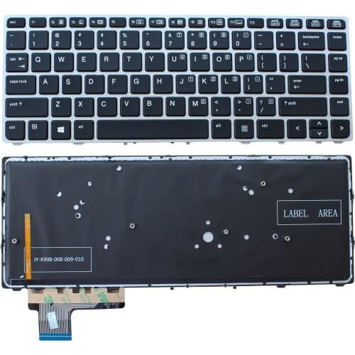 New US Backlit Keyboard for HP EliteBook Folio 9470 9470M 9480