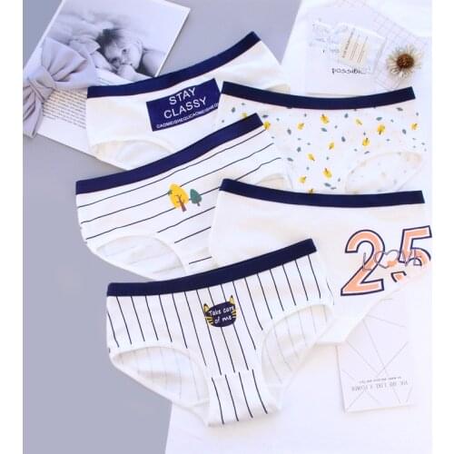 New Underwear Women Sexy Panties Cotton Briefs Girls Lingeries Cueca Calcinhas Ropa Interior Femenina Shorts Underpants Lady