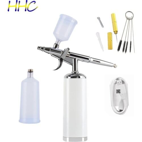 Wholesale New Designs Wireless Smart Airbrush Compressor Spray Pen Gun Painting Kit Tattoo Private Label Customized Machine