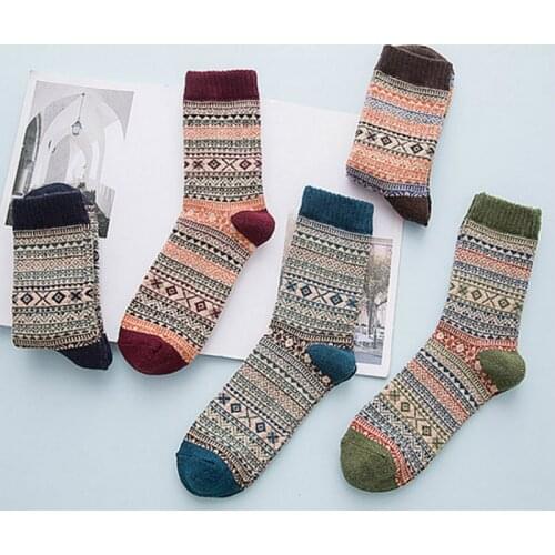 Autumn And Winter New Pattern Double Way Restore Ancient Ways Rabbit Wool Socks Man Exquisite Nation Wind Thickening Keep Warm