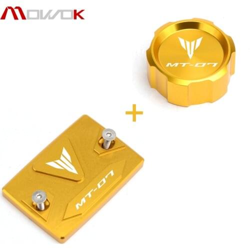 Front & Rear brake Fluid Cilinder Master Reservoir Cover Cap For Yamaha MT 07 mt07 FZ07 FZ 07 Tracer 700 2014-2020