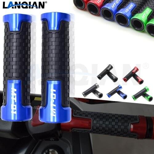 For Yamaha MT01 7/8 22MM Motorcycle Handlebar Grips Hand Bar Grips MT-01 2004 2005 2006 2007 2008 2009 MT 01 CNC Accessories