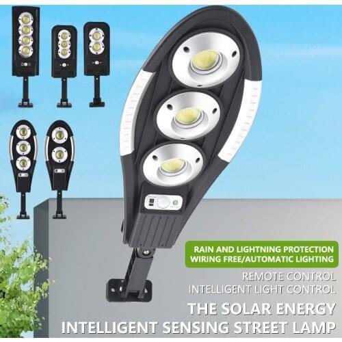 Solar Street Lights Outdoor Solar Lamp With 3 Light Mode Waterproof Human Motion Sensor Security Lighting For Garden Patio Path