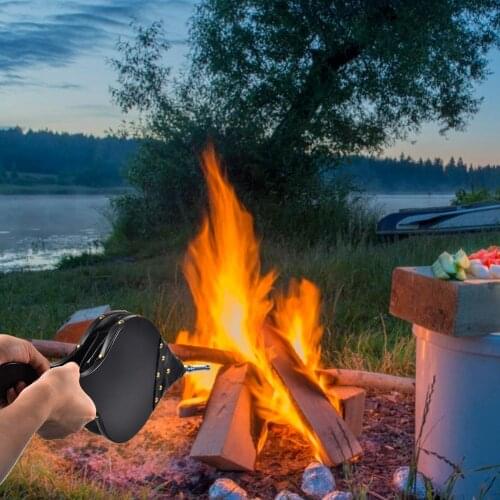 Tradition Fireplace Blower Wooden Fireplace Blast Multi-layer Board Artificial Leather Wind Tiger Fan Hand Dryer Barbecue Tools