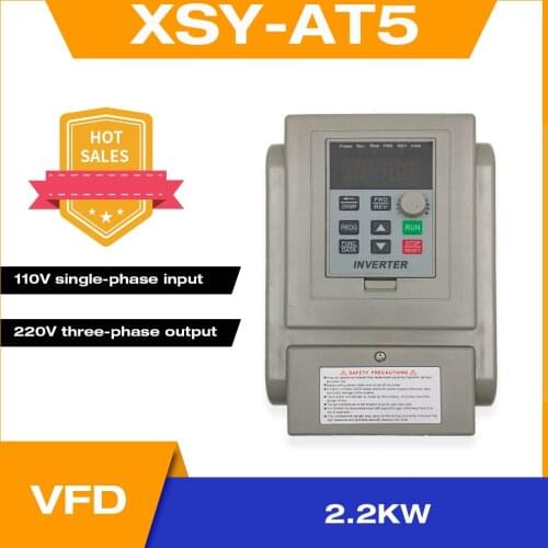 VFD 2.2KW frequency converter XSY-AT5 1P 110V Input 3P 220V output